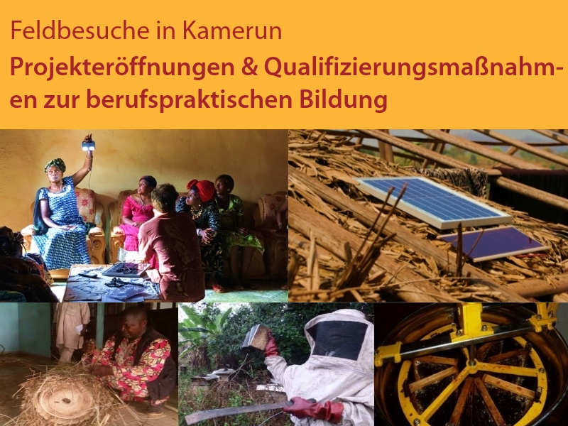 Feldbesuche und Projekteröffnungen in Kamerun