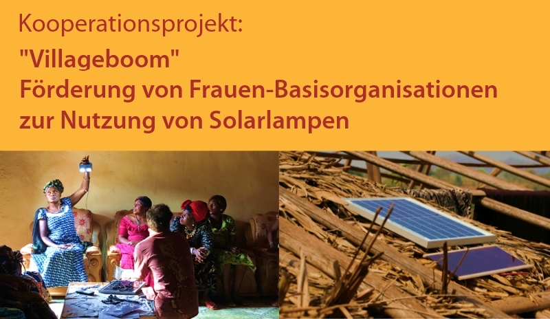 Förderung von Frauenorganisationen in Kamerun zur Nutzung von Solarlampen und Mini-Photovoltaik-Systemen